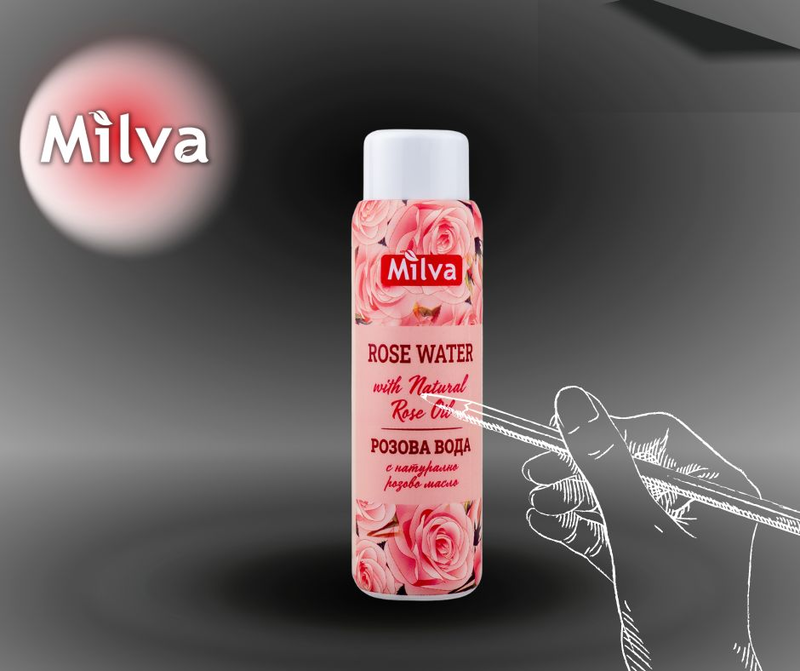 Růžová voda - Milva.shop